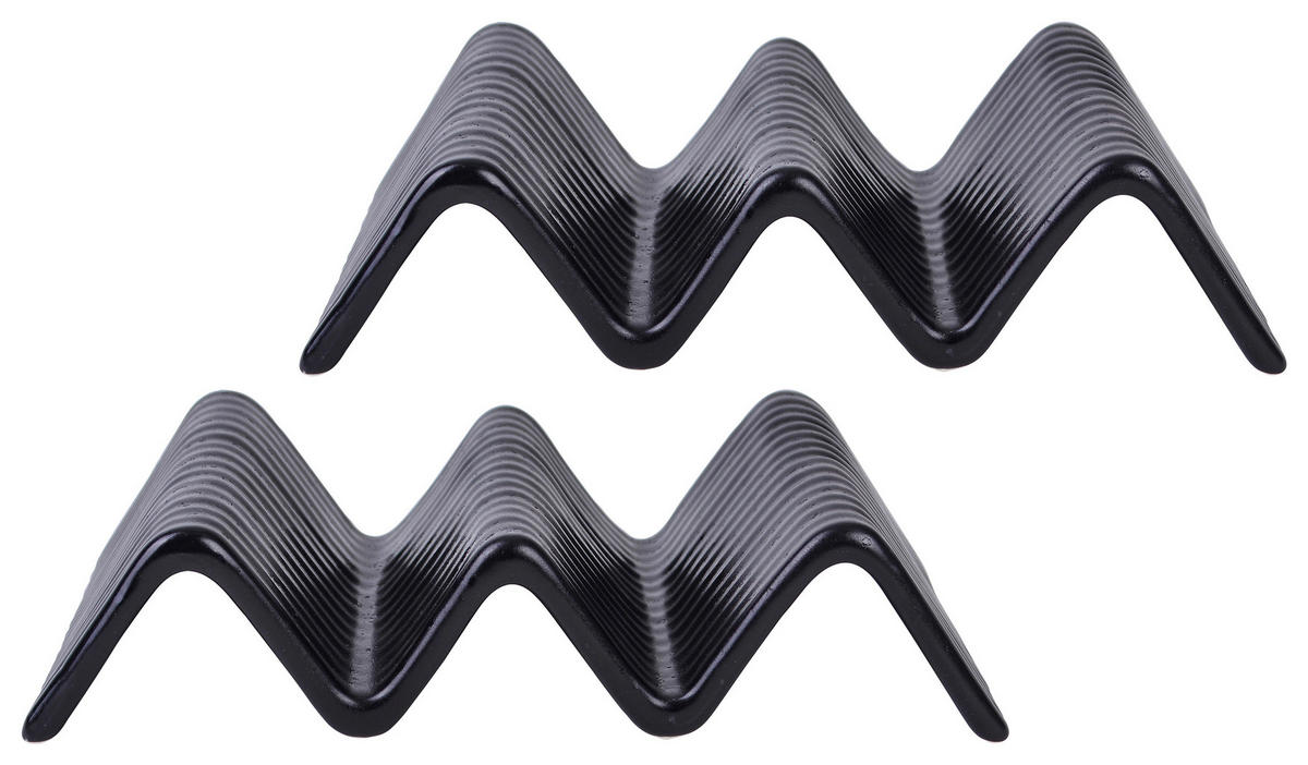 SET SERVERINGSSKÅLAR 2 delar Streat Food   - svart, Basics, keramik (22/10,5cm) - Creatable