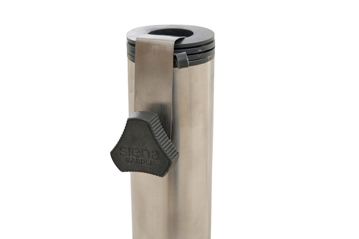 SONNENSCHIRMSTÄNDER Granit Grau  - Grau, Basics, Stein (50/43/50cm) - Siena Garden