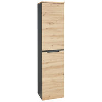 ORMAR ZA DOKUMENTE  boje grafita, hrast Artisan  - boje grafita/hrast Artisan, Moderno, drvni materijal (45/197/38cm) - Voleo