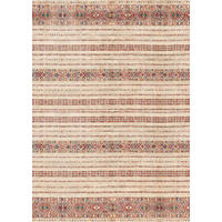 VINTAGE-TEPPICH Cortea Araqan 240/340 cm  in Terracotta, Graublau, Elfenbein  - Elfenbein/Graublau, LIFESTYLE, Kunststoff/Textil (240/340cm) - Lindorug