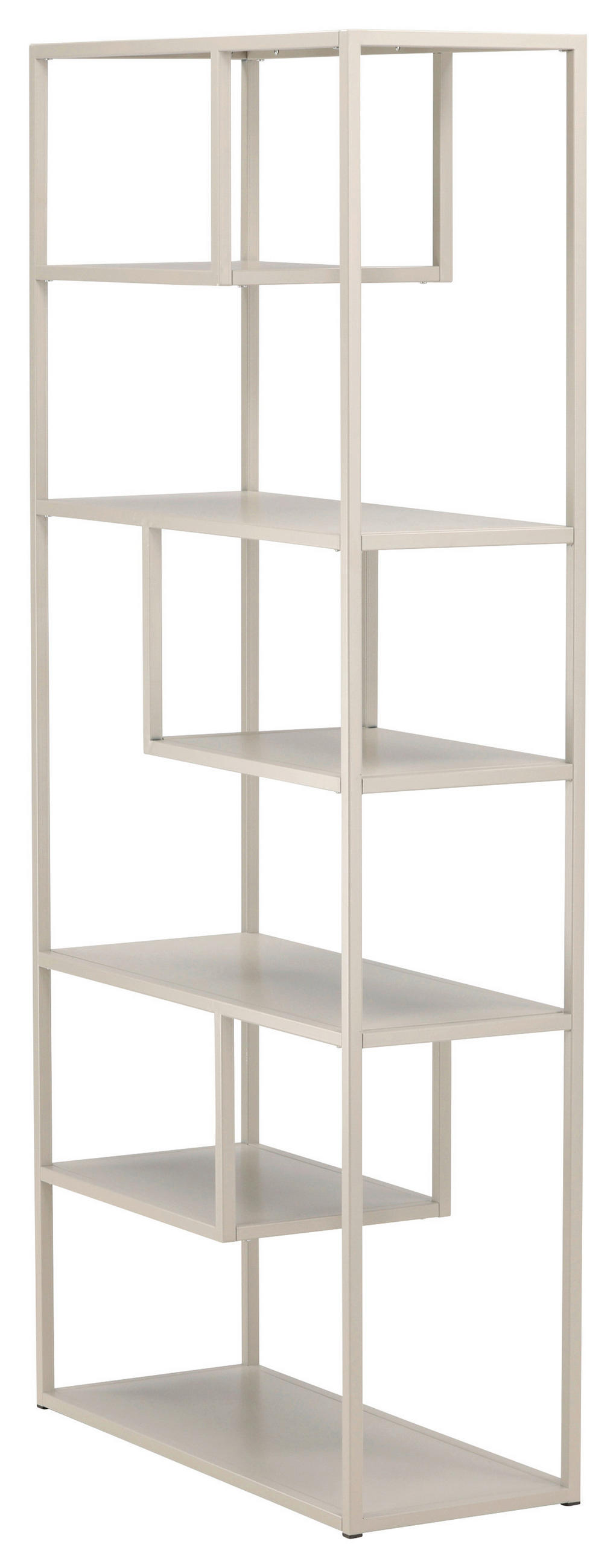BOKHYLLA i 85/188/35 cm beige  - beige, Design, metall (85/188/35cm) - Livetastic