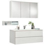 BADEZIMMER - Weiß, Design, Glas/Holzwerkstoff (120cm) - Novel