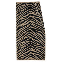 HANDTUCH Schwarz, Beige  - Beige/Schwarz, Trend, Textil (50/100cm) - Dieter Knoll