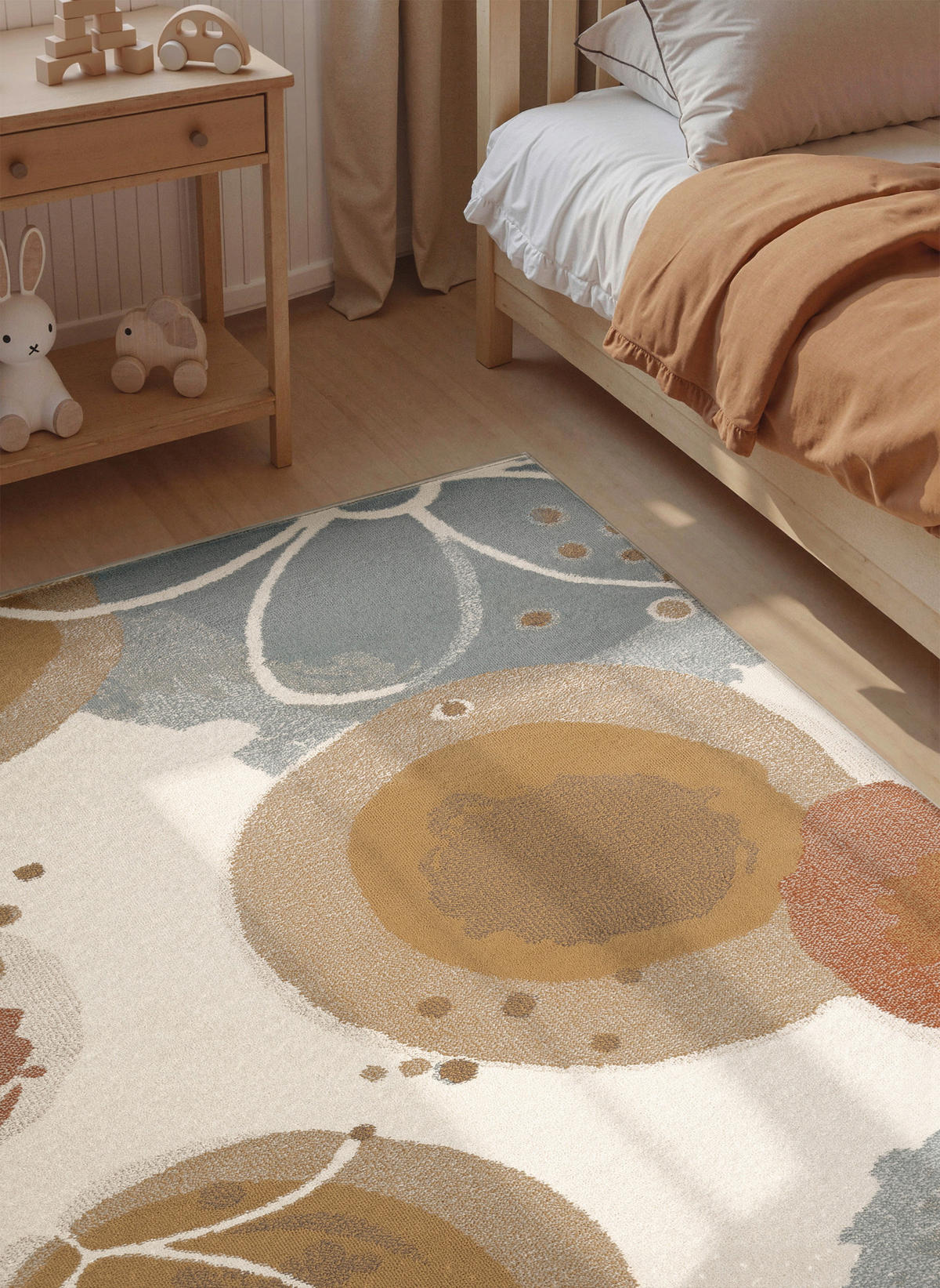 KINDERTEPPICH 200/290 cm Adventures Blume  - Multicolor/Creme, Design, Kunststoff/Textil (200/290cm) - Hanse Home