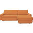 WOHNLANDSCHAFT in Textil Orange - Naturfarben/Orange, KONVENTIONELL, Holz/Textil (250/158cm) - Venda WOHNLANDSCHAFT in Textil Orange - Naturfarben/Orange, KONVENTIONELL, Holz/Textil (250/158cm) - Venda