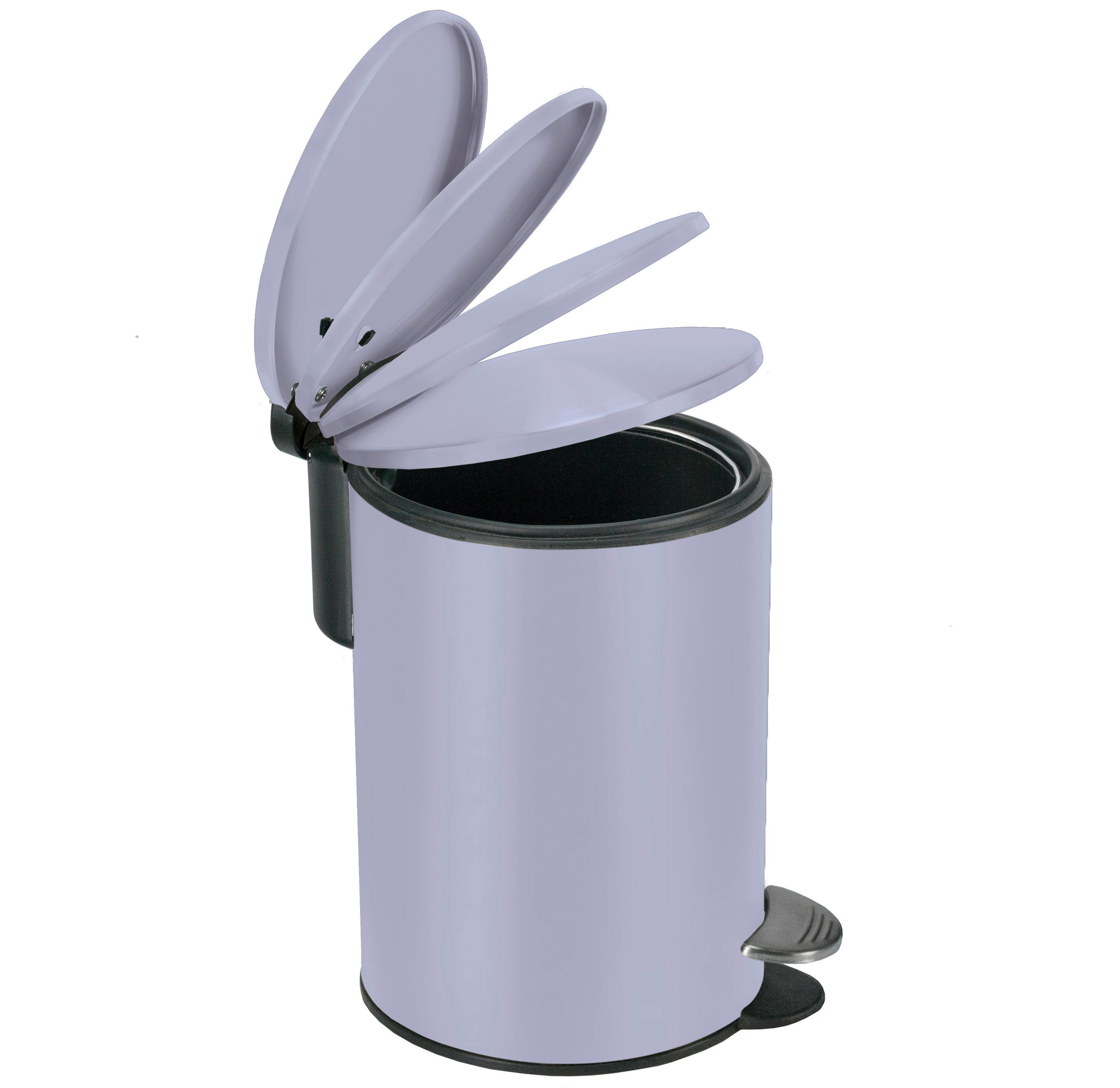 COș DE GUNOI PENTRU COSMETICE metal  - lila/negru, Basics, metal (17/23cm)