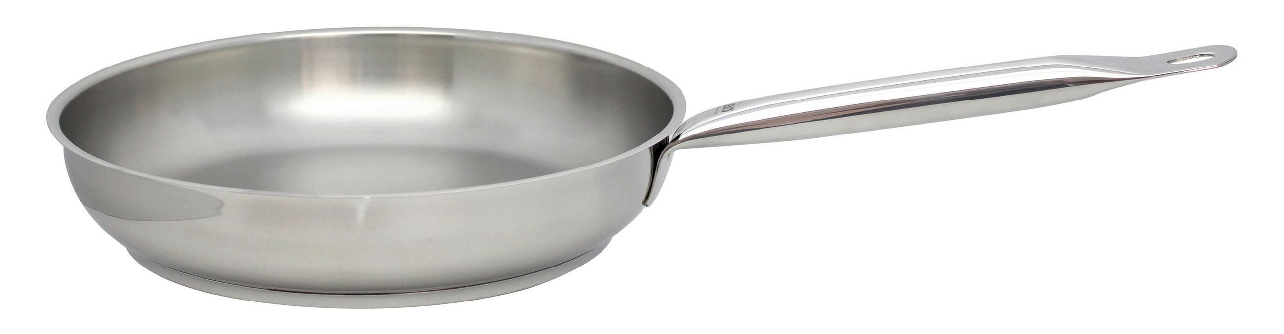 PÁNEV NA SMAŽENÍ  28 cm  - barvy stříbra, Basics, kov (28cm) - ELO