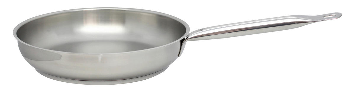 BRATPFANNE Profi Therm 24 cm  - Silberfarben, Basics, Metall (24cm) - ELO