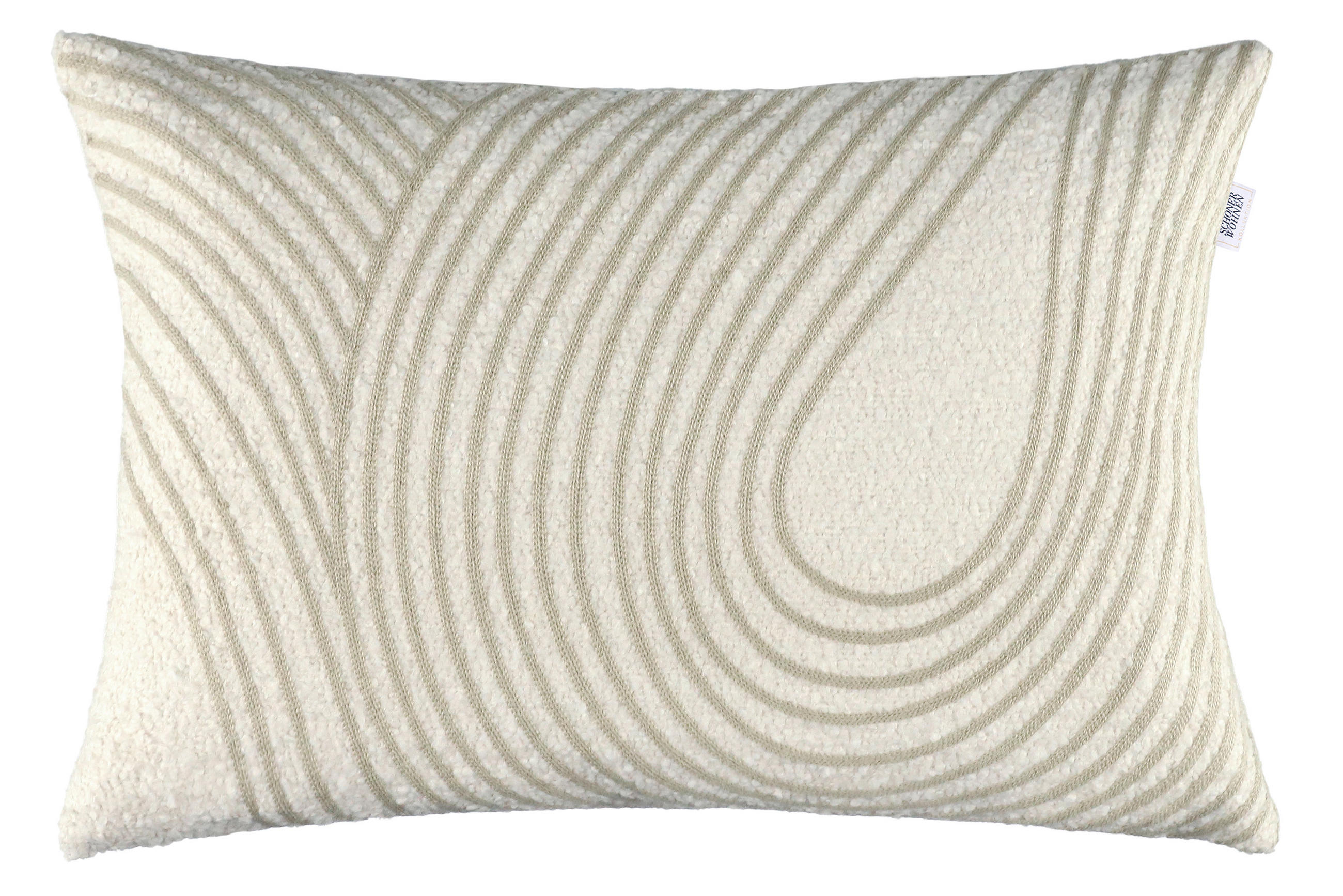 ZIERKISSEN  58/38 cm   - Creme/Weiß, Basics, Textil (58/38cm) - Schöner Wohnen