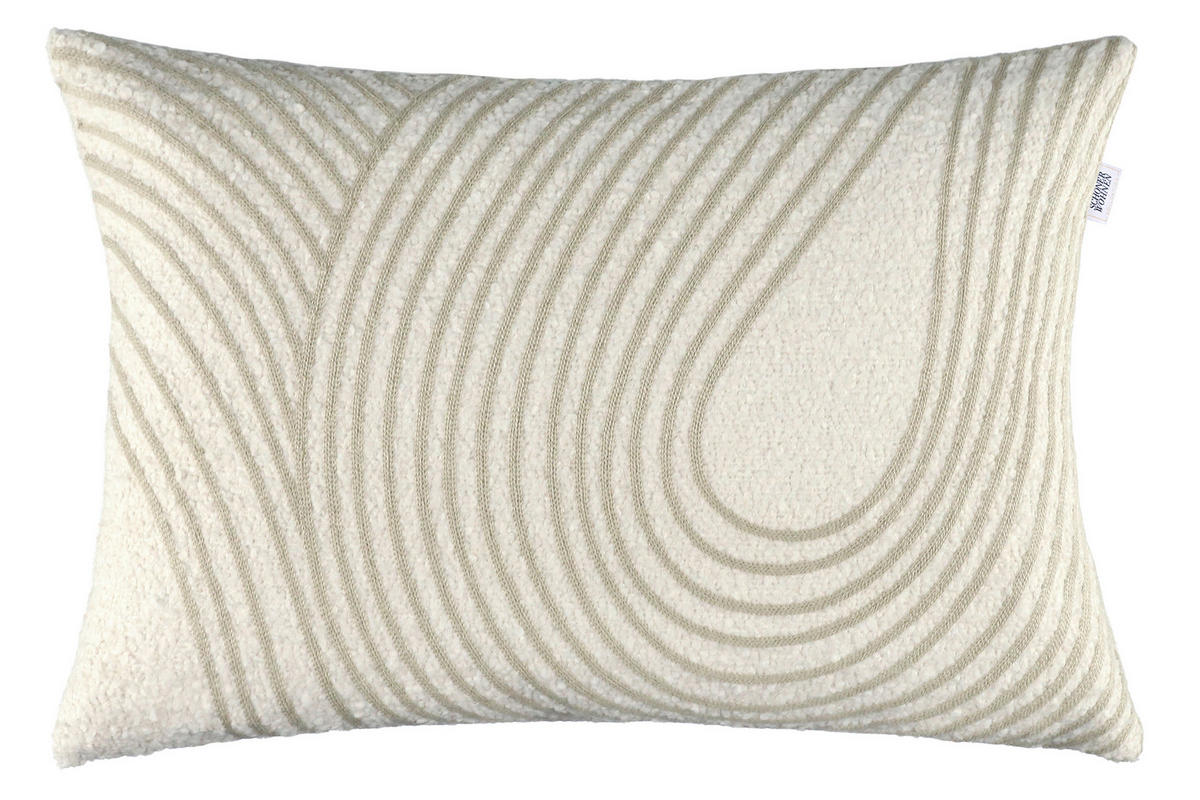 ZIERKISSEN  58/38 cm   - Creme/Weiß, Basics, Textil (58/38cm) - Schöner Wohnen