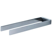 DRŽÁK NA RUČNÍKY   - barvy nerez oceli, Basics, kov (32/3/8,2cm)