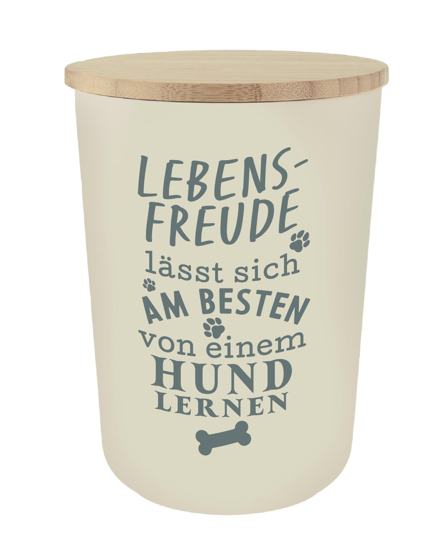 FUTTERBEHÄLTER - Creme, Trend, Kunststoff (15/11/11cm)