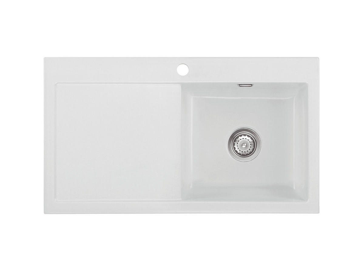 SPÜLE Mera 90 / 50740120  - Weiß, Basics, Keramik (90/20/51cm) - Systemceram