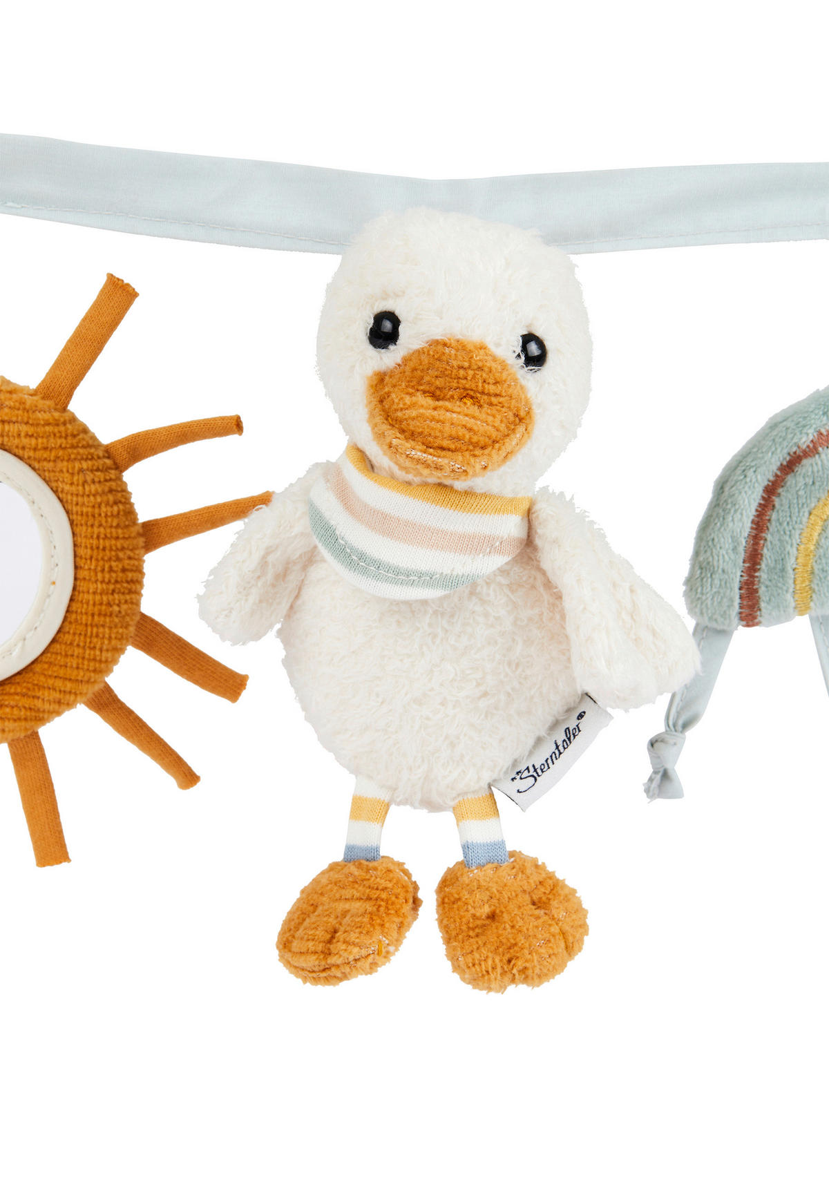 BABYSCHALENMOBILE EDDA  - Türkis, Basics, Textil (12/55/8cm) - Sterntaler