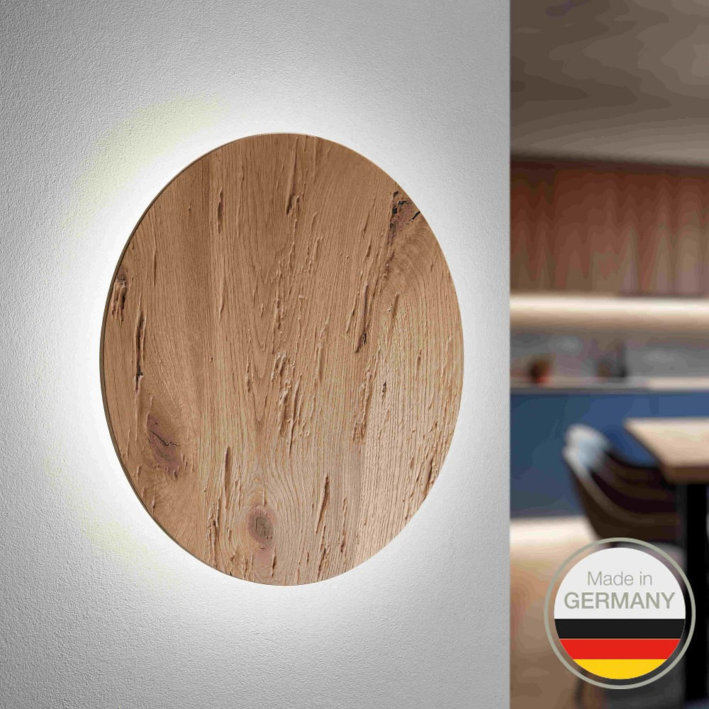 LED-WANDLEUCHTE 661 40 cm  - Wildeiche, Natur, Holz (40cm) - Ambiente