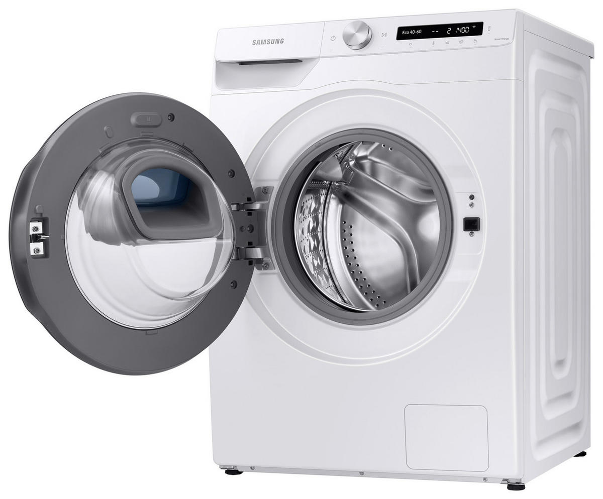 WASCHMASCHINE WW81T554AAW/S2  - Weiß, Basics, Glas/Kunststoff (60/85/55cm) - Samsung