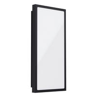 VÄGGLAMPA UTOMHUS - vit/svart, Basics, metall/plast (20/6,5/40cm) - Eglo