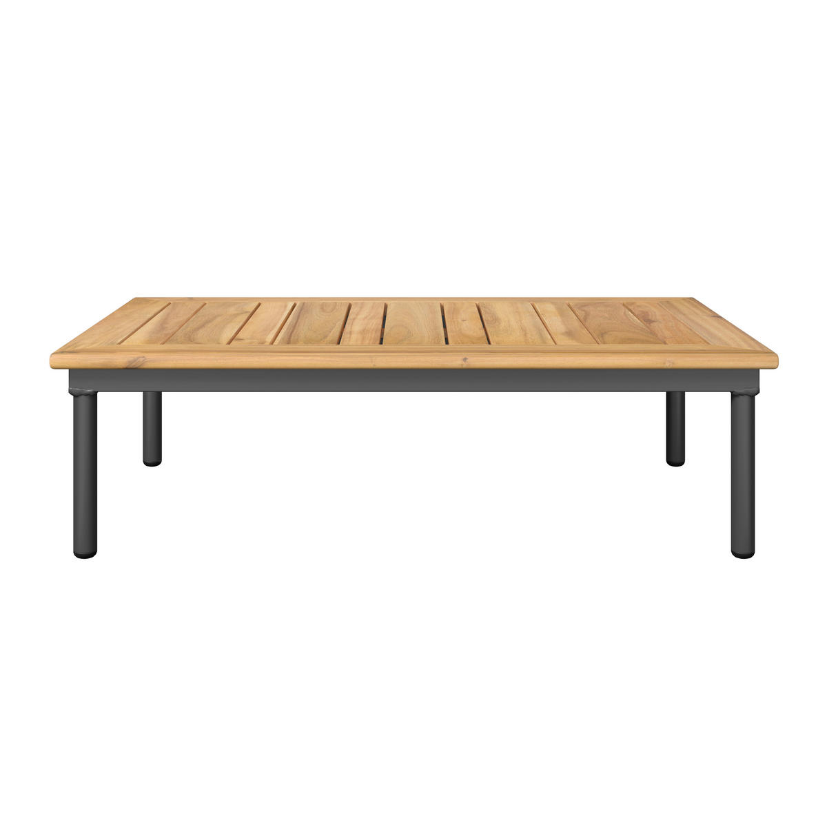 KERTI BÚTORSZETT  - akáciaszínű/antracit, Modern, textil/fa - Ambia Garden