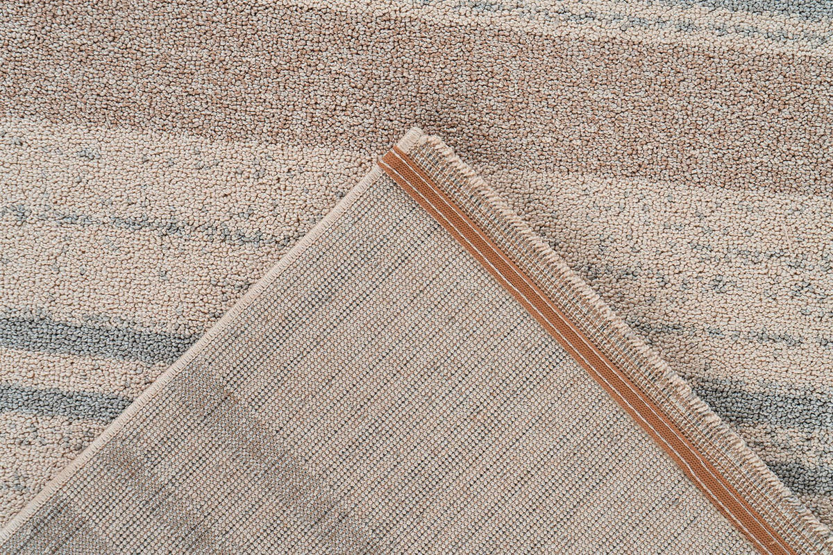 TEPPICH 160/230 cm Gene 125 Creme / Blau Blau, Creme  - Blau/Creme, KONVENTIONELL, Textil (160/230cm)