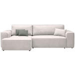 ECKSOFA in Plüsch Beige  - Beige/Blaugrau, Design, Kunststoff/Textil (152/288cm) - Xora