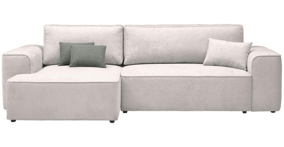 ECKSOFA  in Plüsch Beige  - Beige/Blaugrau, Design, Kunststoff/Textil (152/288cm) - Xora