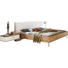 BETTANLAGE 180/200 cm in Weiß, Eichefarben - Eichefarben/Weiß, Design, Glas/Holz (180/200cm) - Valdera BETTANLAGE 180/200 cm in Weiß, Eichefarben - Eichefarben/Weiß, Design, Glas/Holz (180/200cm) - Valdera
