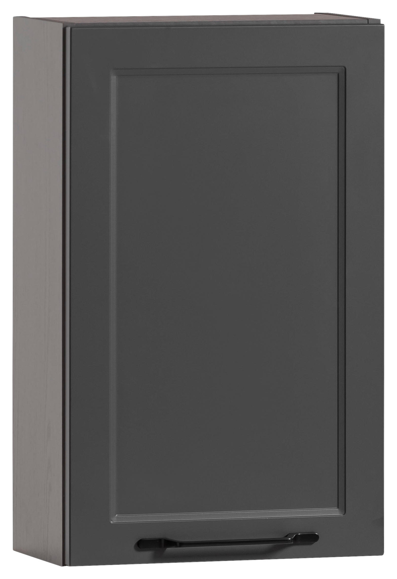 HÄNGESCHRANK 40/64/20 cm  - Schwarz/Graphitfarben, KONVENTIONELL, Holzwerkstoff/Metall (40/64/20cm) - Xora