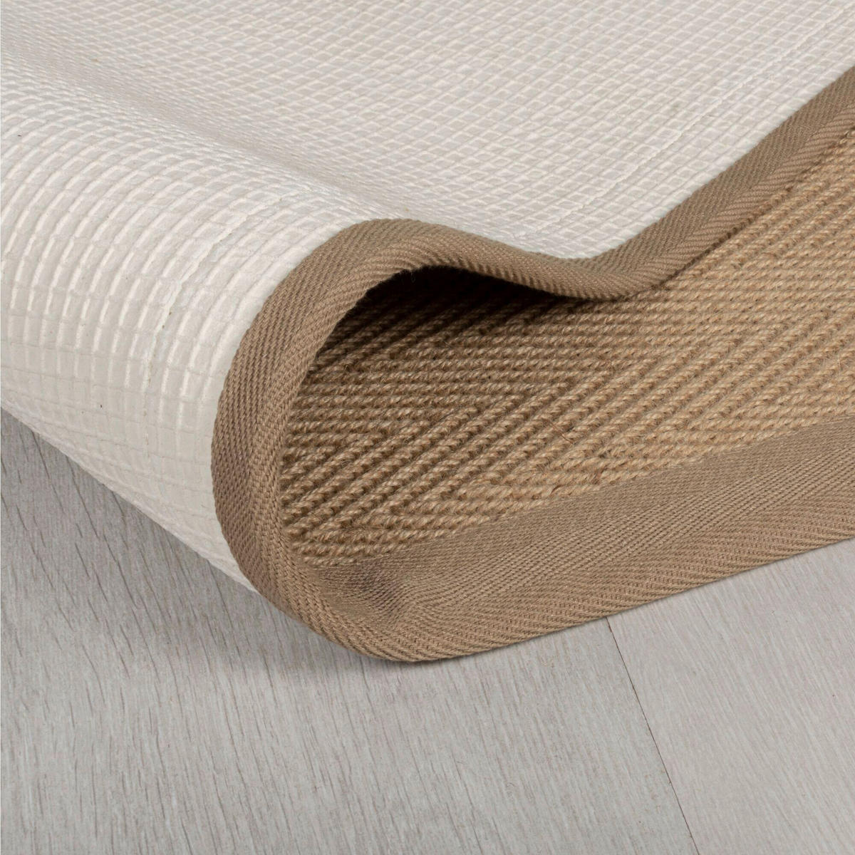 JUTETEPPICH 120/170 cm KIRA JUTE Naturfarben, Beige  - Beige/Naturfarben, KONVENTIONELL, Kunststoff/Textil (120/170cm)