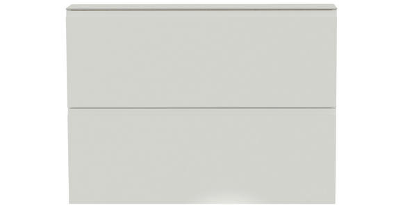 SCHUHKIPPER - Weiß, Design, Glas/Holzwerkstoff (110/82/22cm) - Moderano