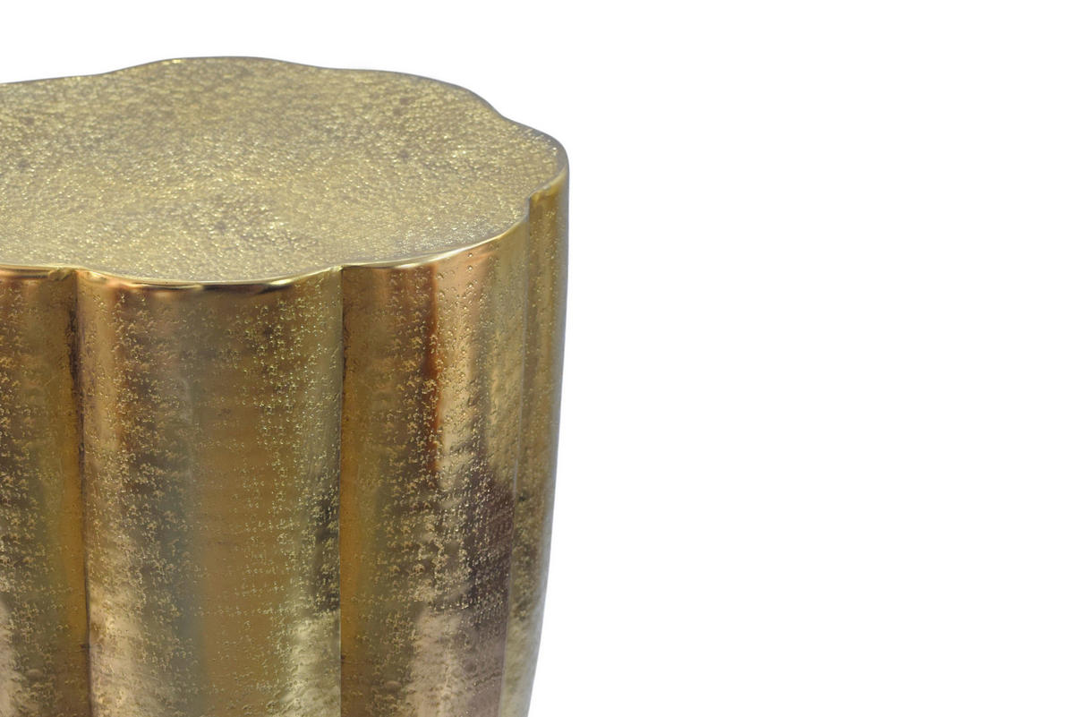 Masă Auxiliară din metal, 41/41/50 cm - auriu, Design, metal (41/41/50cm) - Livetastic