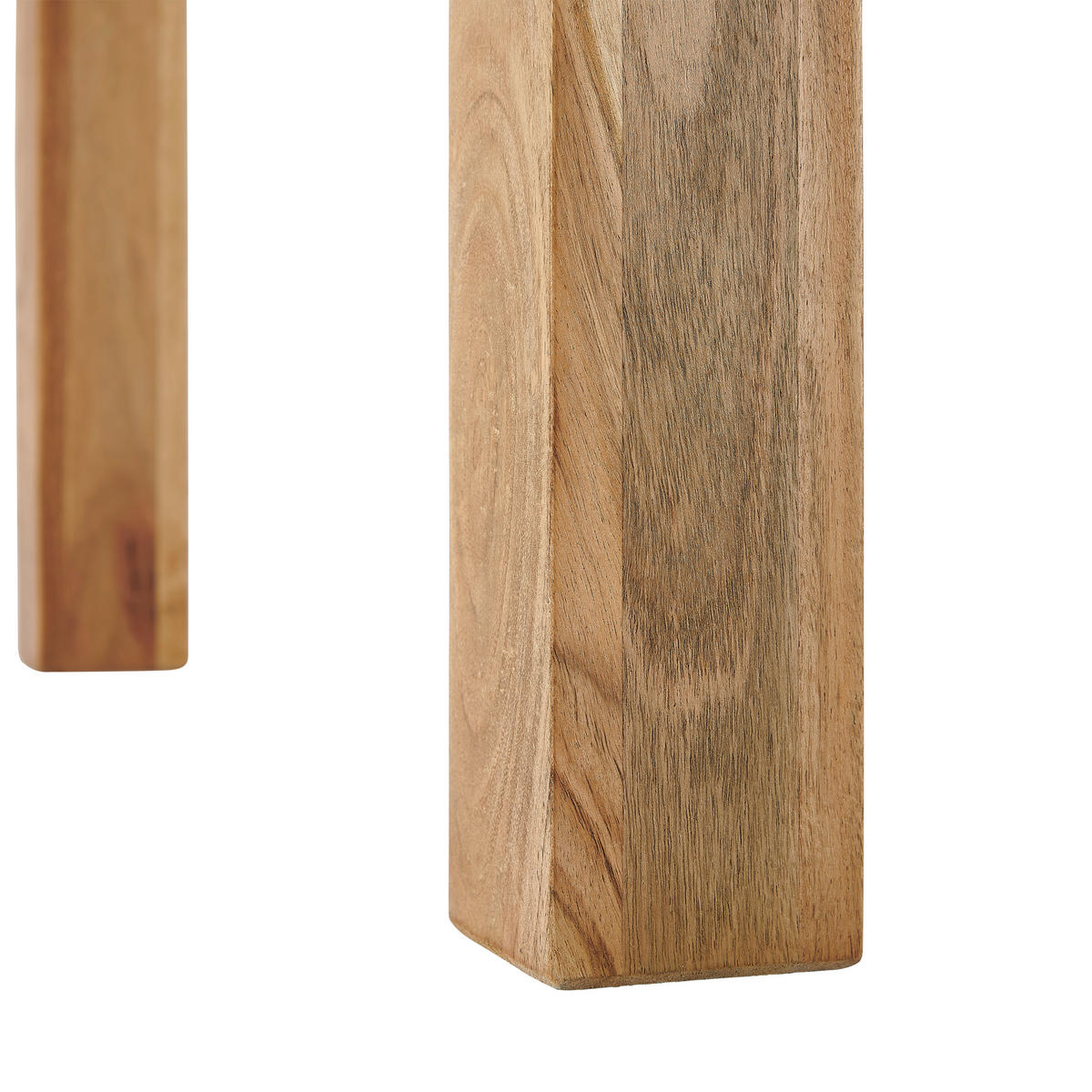 ESSTISCH in Holz, Metall   - Akaziefarben, KONVENTIONELL, Holz/Metall (80/76/80cm) - MID.YOU