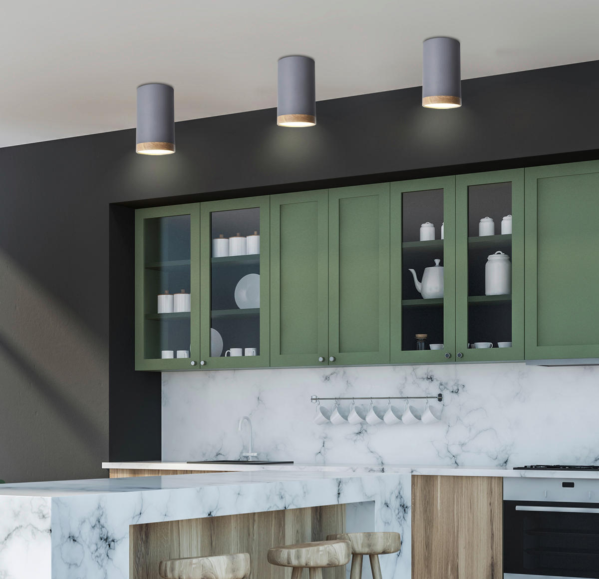 LED-DECKENLEUCHTE 8.8/8.8/15 cm   - Design, Metall (8.8/8.8/15cm)