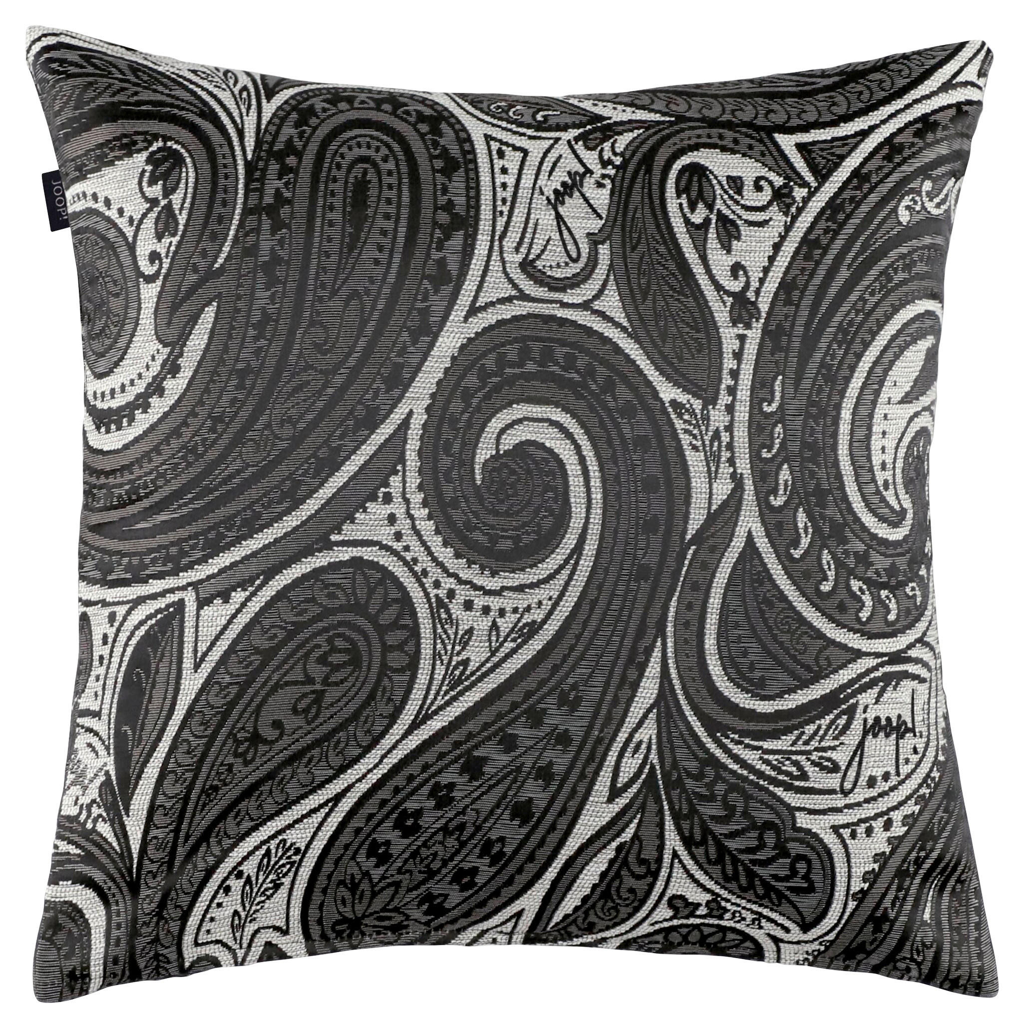 KISSENHÜLLE J! Paisley Allover silbergrau 40/40 cm  - Hellgrau/Grau, Design, Textil (40/40cm) - Joop!