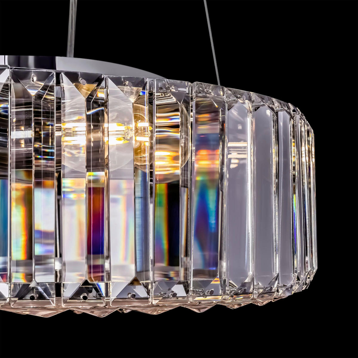 HÄNGELEUCHTE 40/13,5 cm    - Chromfarben, Basics, Glas/Metall (40/13,5cm) - MAYTONI