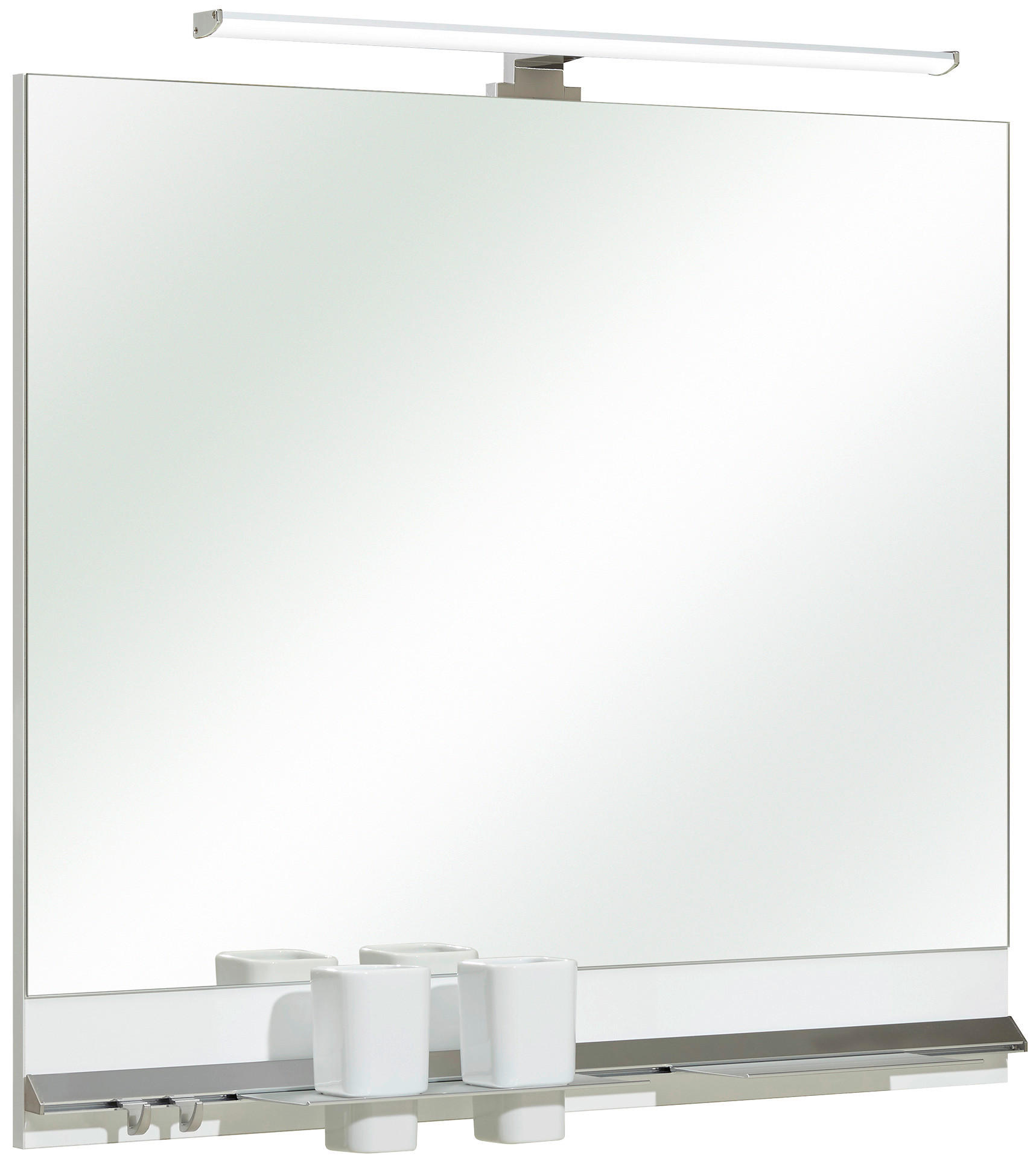 BADEZIMMERSPIEGEL 80/73/14 cm  - Design, Glas/Holzwerkstoff (80/73/14cm) - Xora