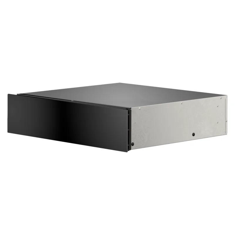 WÄRMESCHUBLADE MSS140  - Schwarz, MODERN, Glas/Metall (55,9/14/53,7cm) - Bora