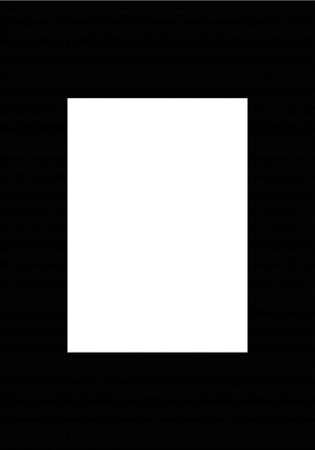PASSEPARTOUT in Schwarz  - Schwarz, Basics, Papier (29,7/21/0,1cm)
