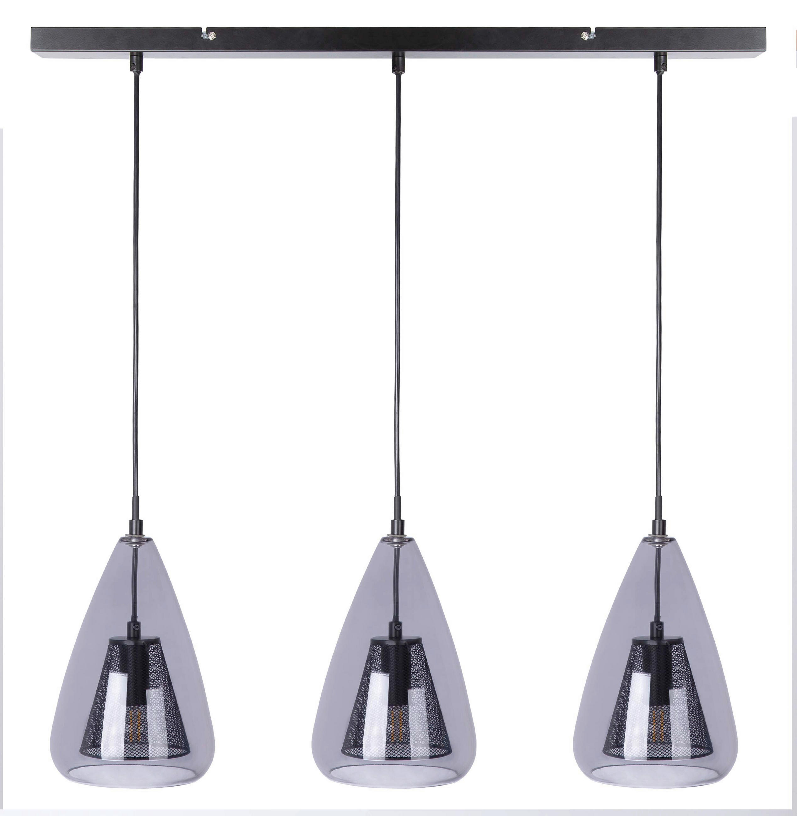 SVJETILJKA VISEĆA VERA  - crna, Design, metal (16,5/75/150cm)