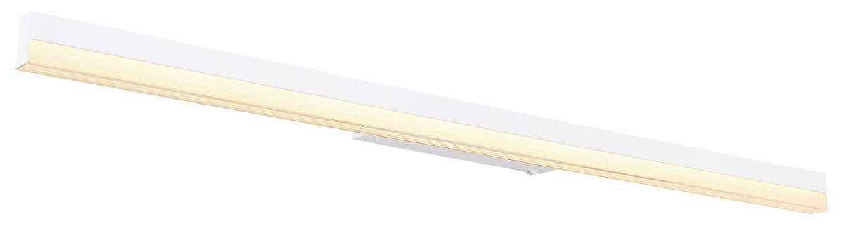 LED FALILÁMPA - opál/fehér, Basics, műanyag/fém (80/6,5/4cm) - Globo