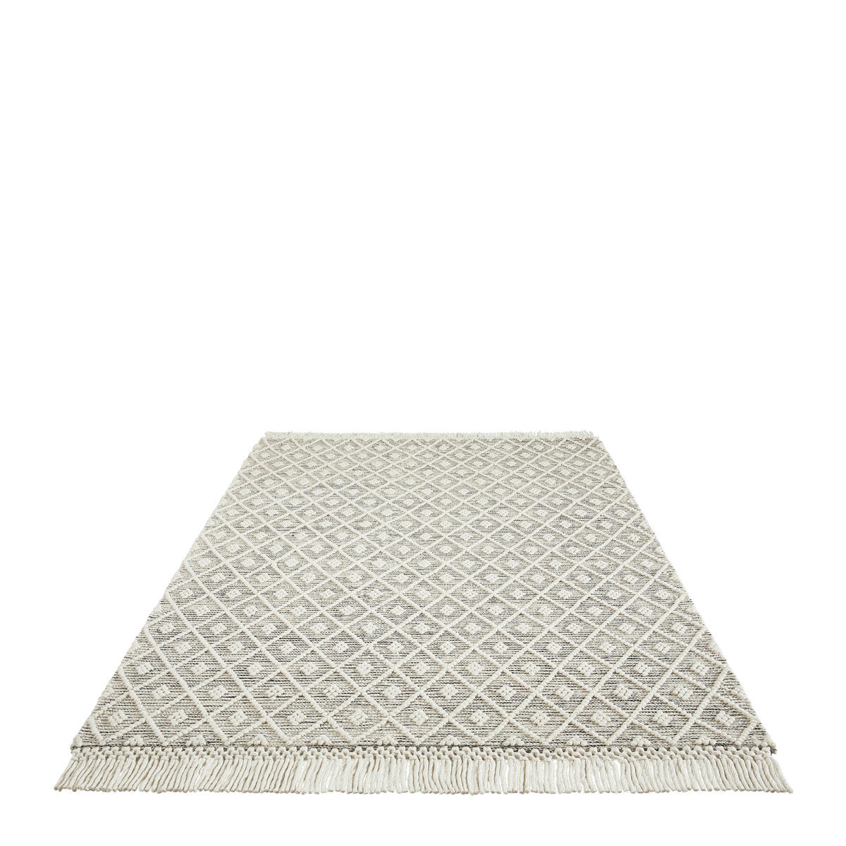HANDWEBTEPPICH 160/230 cm Sylt Grau  - Grau, Natur, Textil (160/230cm) - Linea Natura