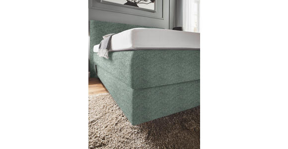 BOXSPRINGBETT 160/200 cm in Olivgrün - Olivgrün, KONVENTIONELL, Holz/Textil (160/200cm) - Dieter Knoll