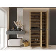 SCHUHSCHRANK in 100/210/34 cm - Eichefarben, KONVENTIONELL, Holzwerkstoff (100/210/34cm) - Xora