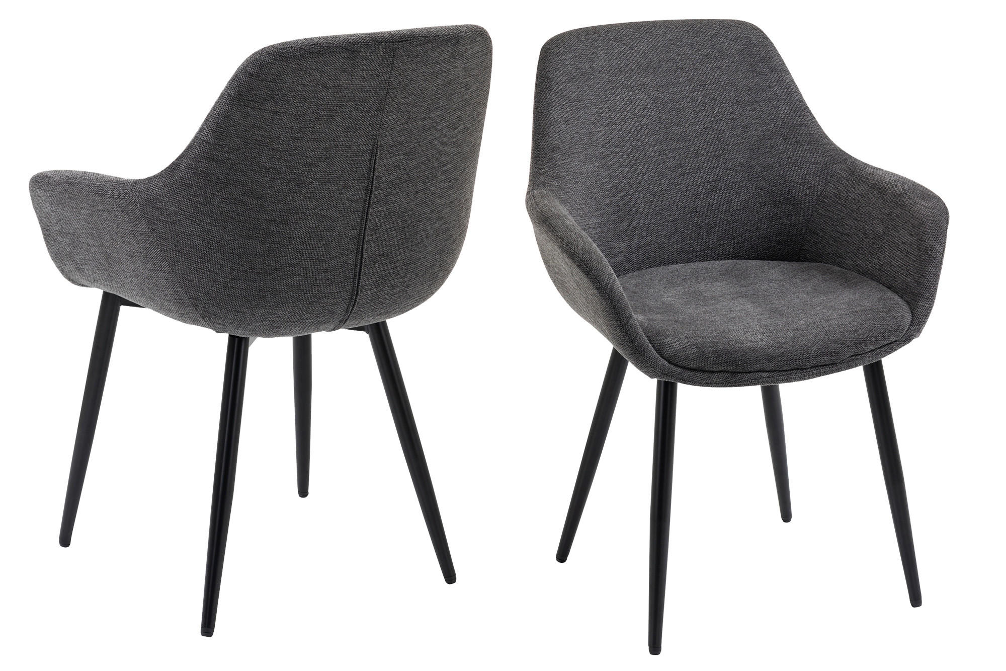 MID.YOU SADA ŽIDLÍ S PODRUČKAMI 2 kusy