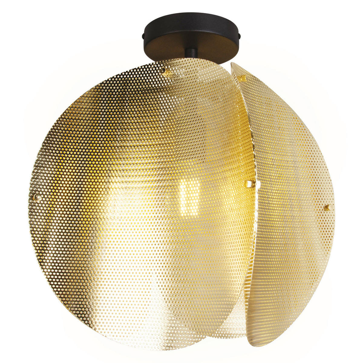 DECKENLEUCHTE Modern 38/39,5 cm  - Goldfarben, Design, Metall (38/39,5cm) - Osram