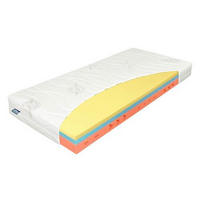 MATRAC, 90/200 cm - biela, Basics, textil (90/200cm)