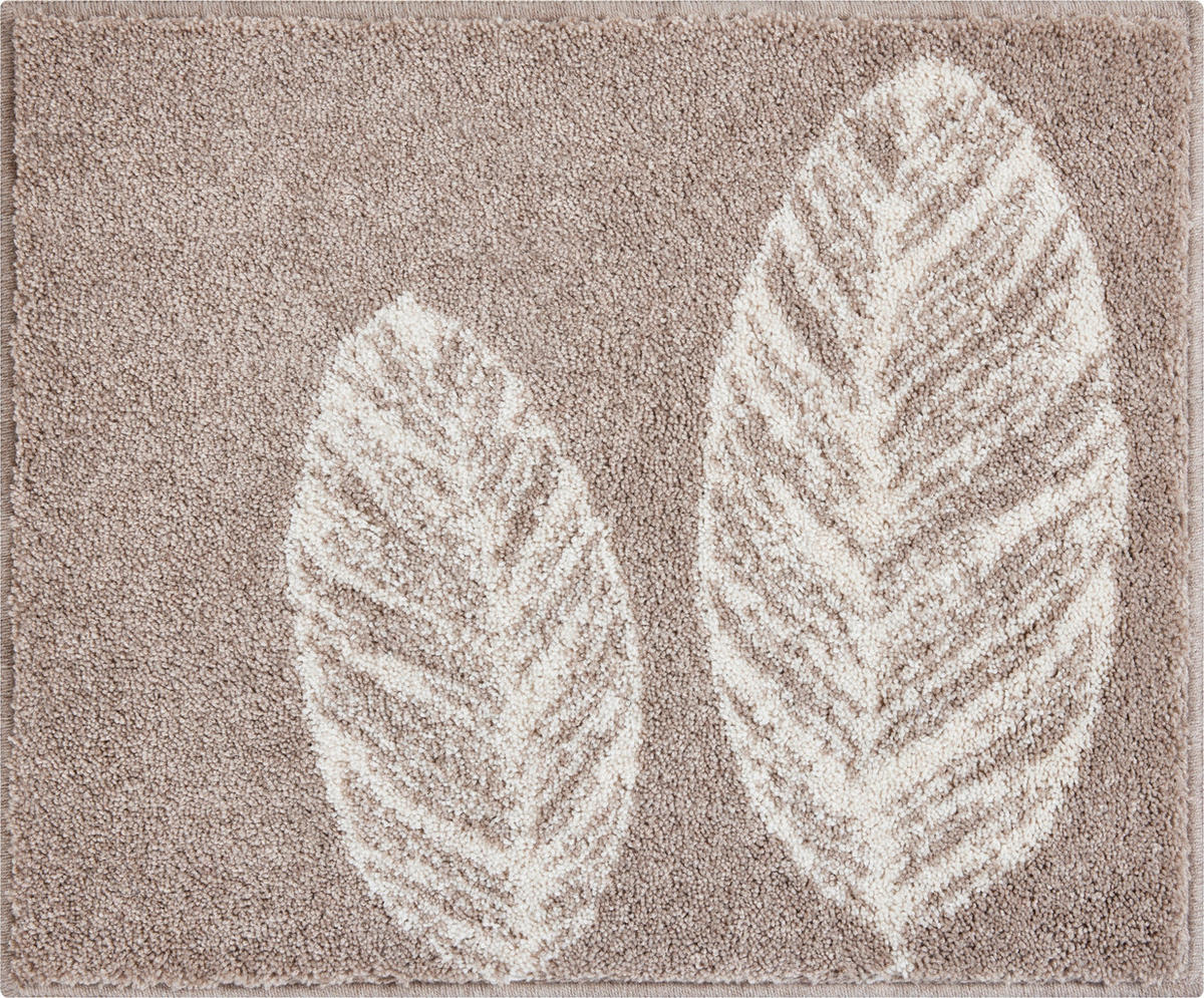 BIDET-VORLEGER Duetto Taupe 55/65 cm  - Taupe, Basics, Kunststoff/Textil (55/65cm) - Grund