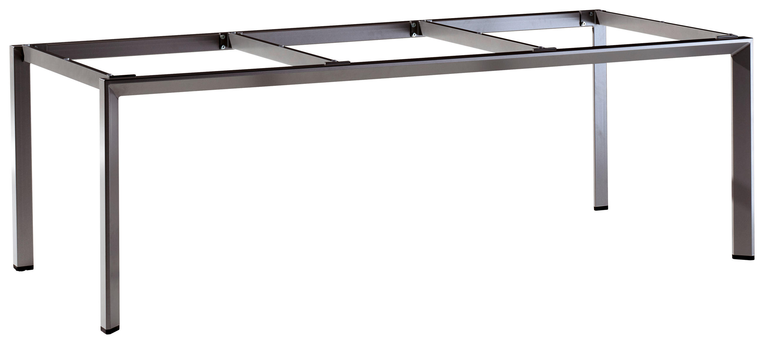 GARTENTISCHGESTELL 220/100/74 cm Metall  - Grau, Design, Metall (220/100/74cm) - Sieger