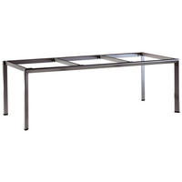 GARTENTISCHGESTELL 220/100/74 cm Metall  - Grau, Design, Metall (220/100/74cm) - Sieger