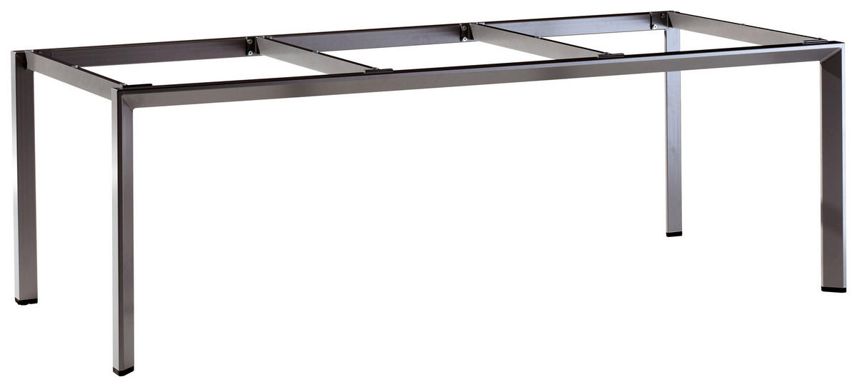 GARTENTISCHGESTELL 220/100/74 cm Metall  - Grau, Design, Metall (220/100/74cm) - Sieger