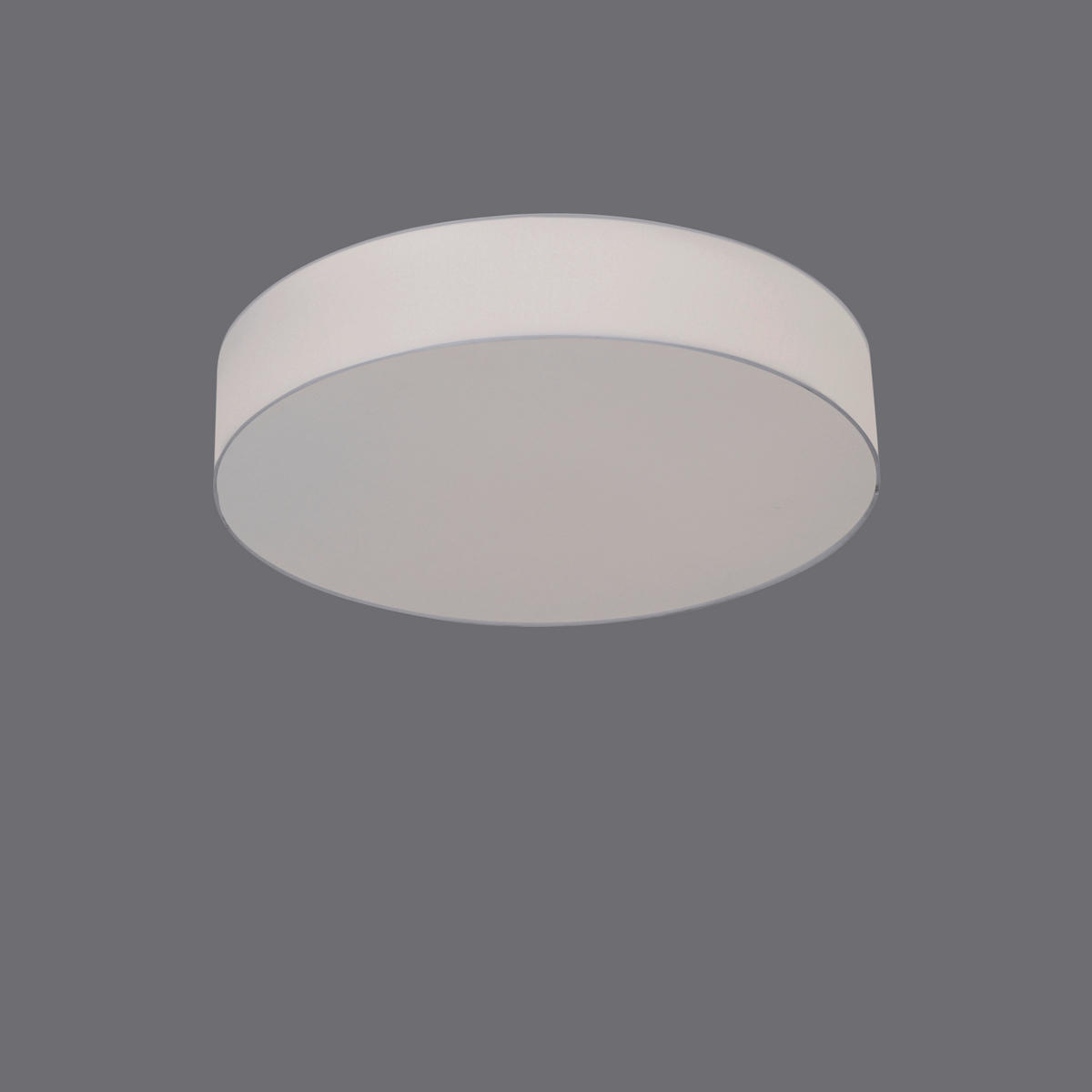 LED-DECKENLEUCHTE 50/10 cm    - Weiß, Trend, Kunststoff/Textil (50/10cm) - Novel